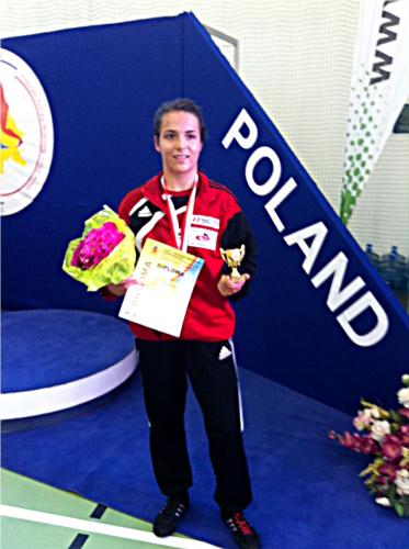 Martina Kuenz - 2. Platz Kadetten-EM